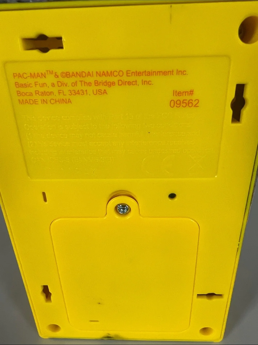 Pac-Man Mini Arcade Console - Yellow and Black
